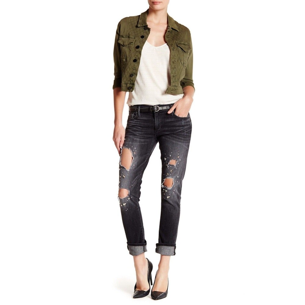 True religion Liv Relaxed Skinny Crystal Jeans